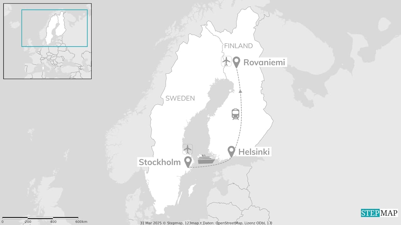 Nordic nights: Aurora lights and Arctic rides