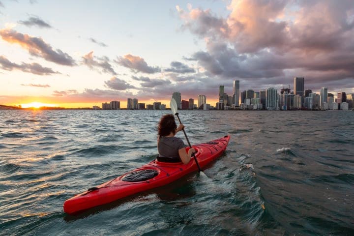 Miami nighttime paddleboard or kayak tour thumbnail